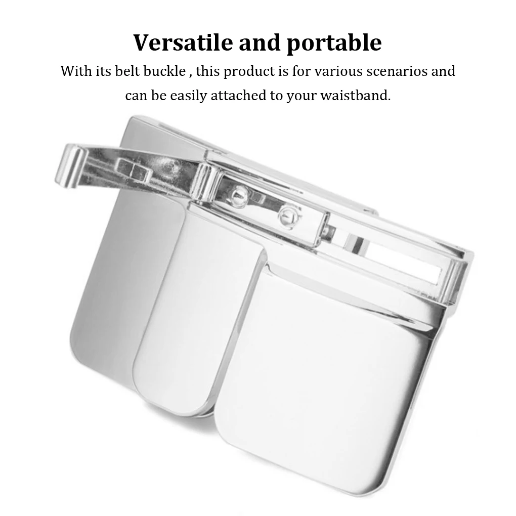 

Zinc Alloy Belt Clip Comfortable Belt Buckle With Adjustable Buckle Clip Multifunctional