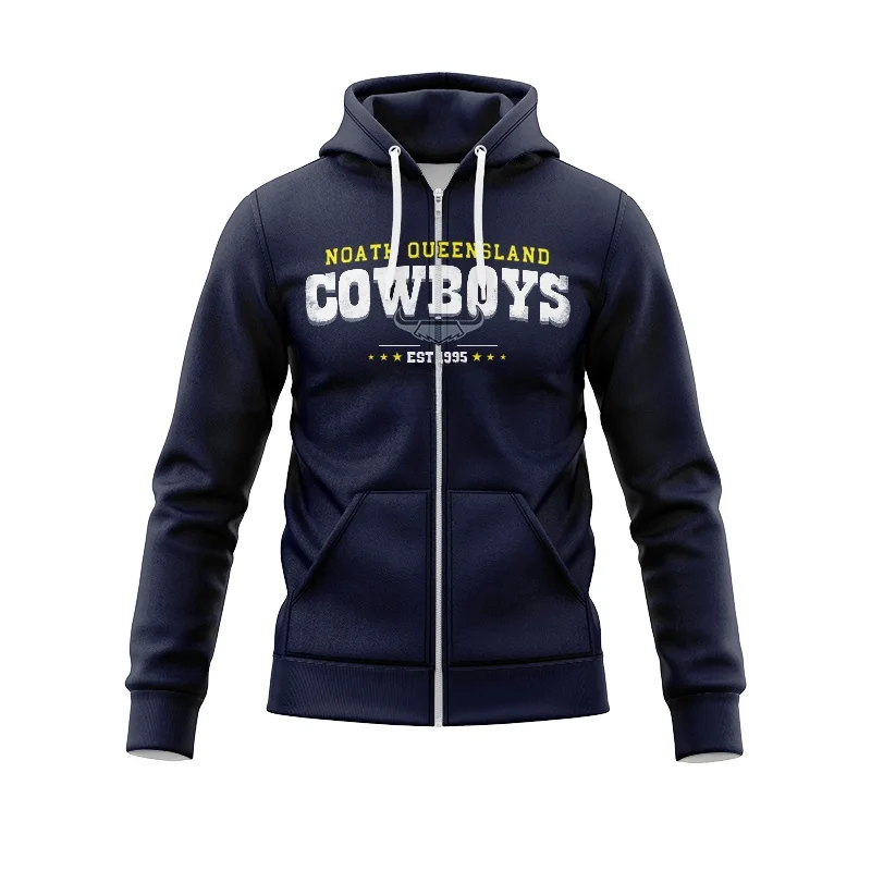 Zip Hoodie North Queensland Cowboy 2024 Indigenous Training Shirt