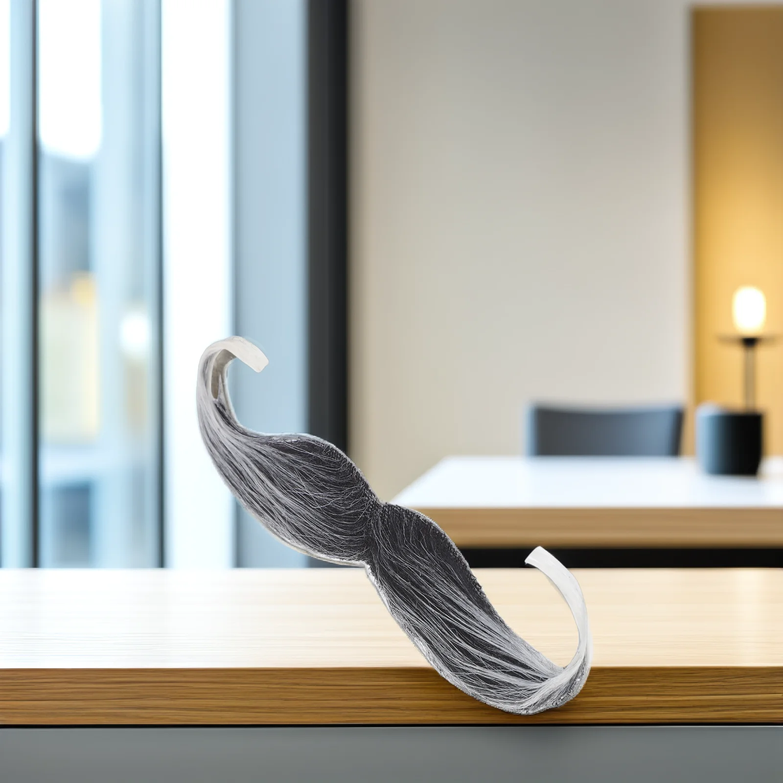 

2pcs Fake Beard Mustache Precut Lifelike For Party Cosplay Masquerade Adult Realistic Mustache Festival Decor