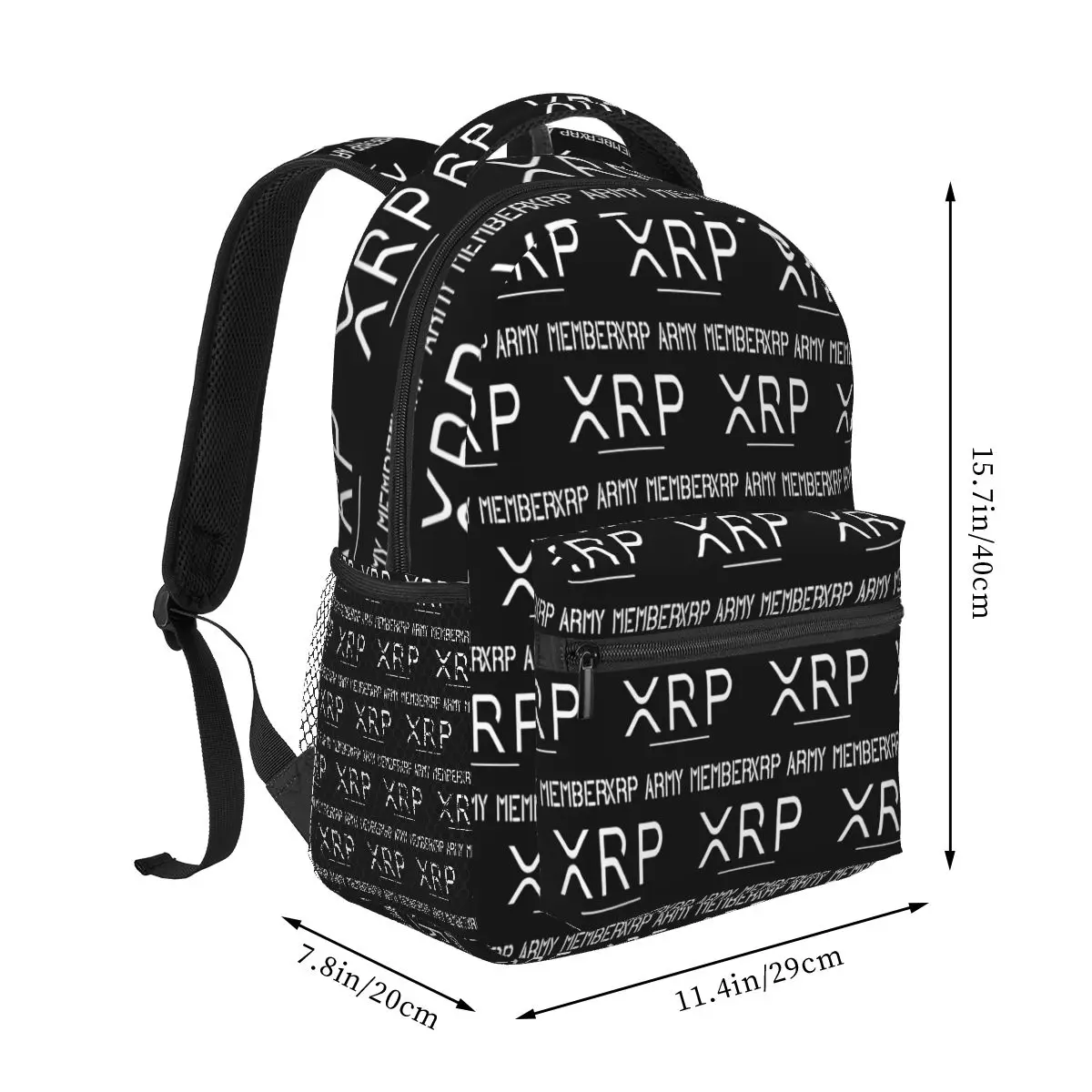 Copy Of Blue Textured XRP Army Cap Backpack Hot Sale Daypack Large Capacity Boy Girl BookBag School Bag Shoulder Bags Men Women