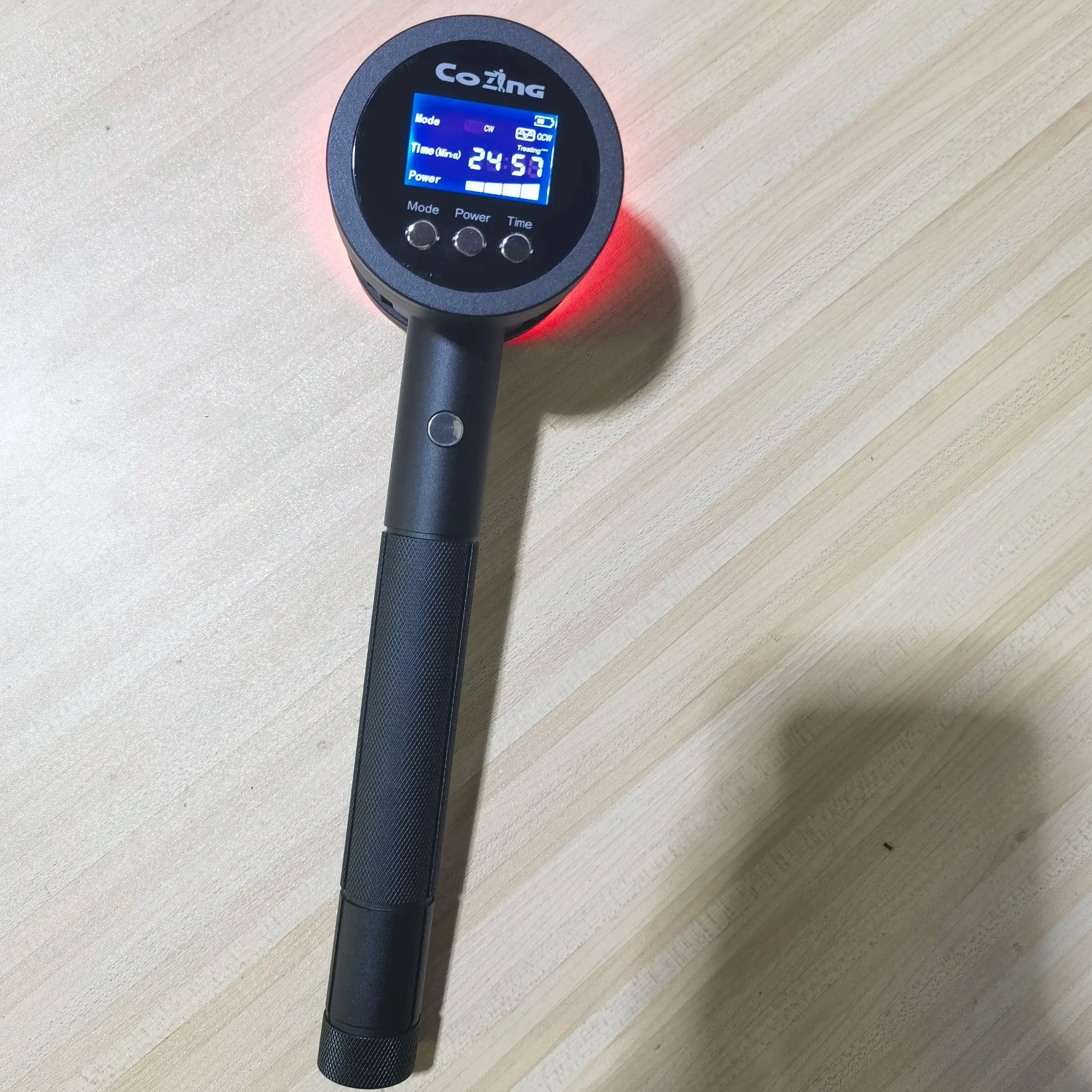 

HLKGO Portable Laser Therapy Device 1295mW Pain Relief for Back, Neck, Knees & Pets 14×650nm + 3×808nm Wavelengths