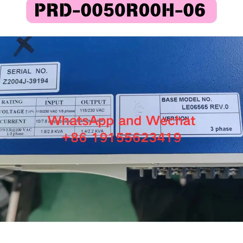 Used LR06565 PRD-0050R00H-06 Z06L-76521 Driver Functional test OK Fast delivery