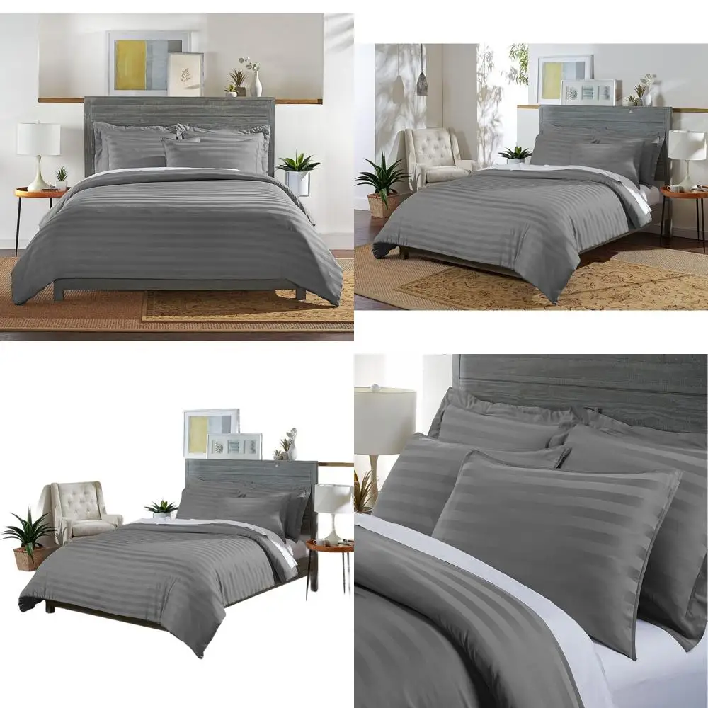 

Комплект постельного белья King Size из бамбуковой вискозы с 2 наволочками, органический, мягкий и охлаждающий
