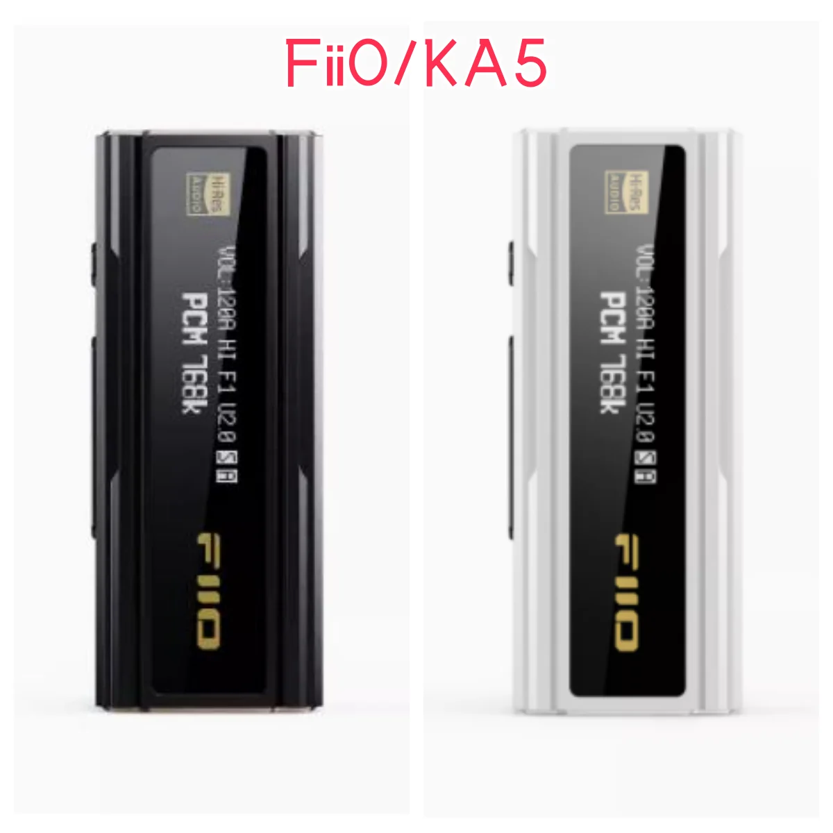 FiiO/KA5 with screen and small tail, Apple Android phone HIFI lossless balanced DSD decoding earbuds