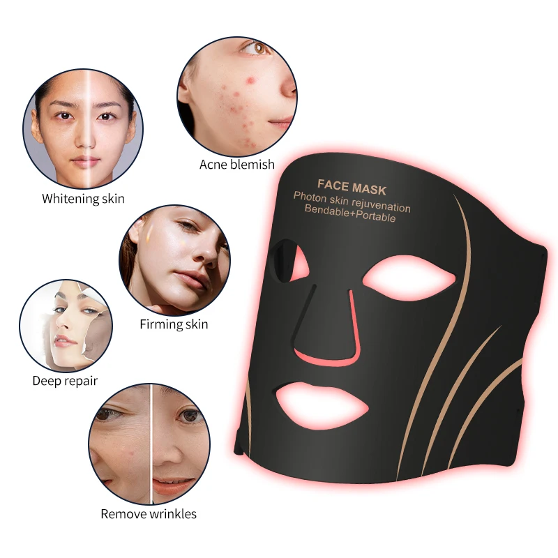 7-colour LED face and neck mask (listing 9072), view 4