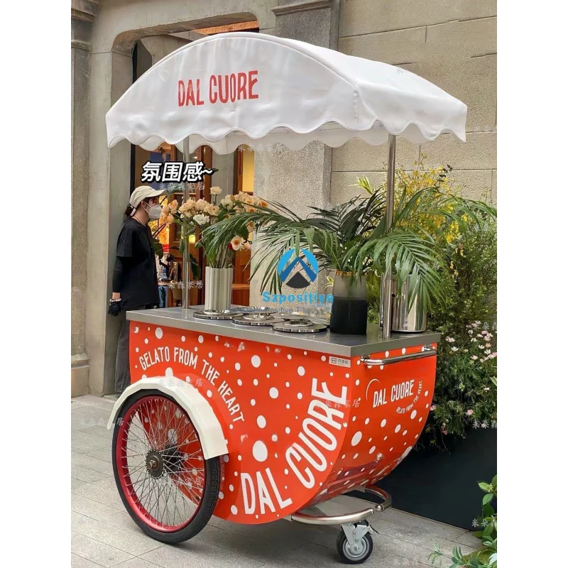 custom.New Vintage Tricycle Restaurants Food Shops Serving Fruit Nuts Milk Direct Sale Used