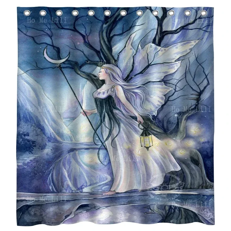 The Path Angel Mechanical Fairy Fantasy Art Steampunk Fairies Creatures Goblins And Elves Shower Curtain By Ho Me Lili