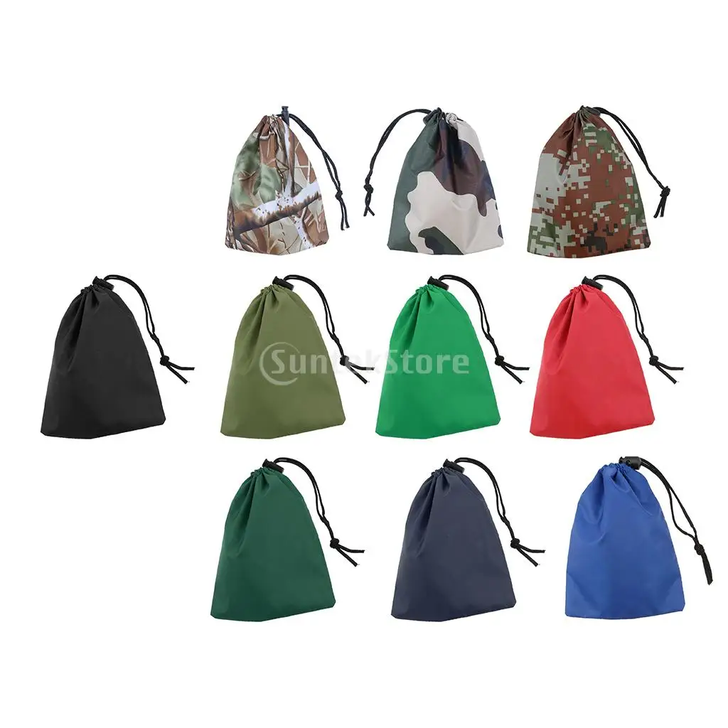 Waterproof Drawstring Bag, Folding Sport Home Travel Storage Use Camping Stuff Sack Sports Equipment Accessories Organizer
