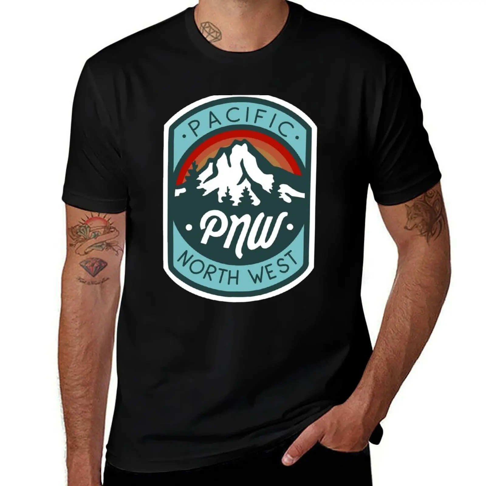 

Pacific Northwest T-Shirt funny t shirts cotton mens graphic t shirts T-Shirt