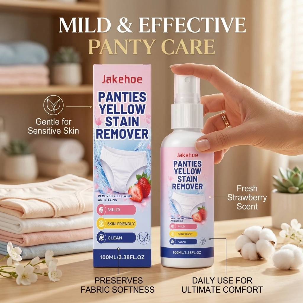 Intimate Clothing Cleaner Removing Stubborn Organic Stains Eliminating Urine Marks Reducing Odors Underwear Yellow Stain Remover