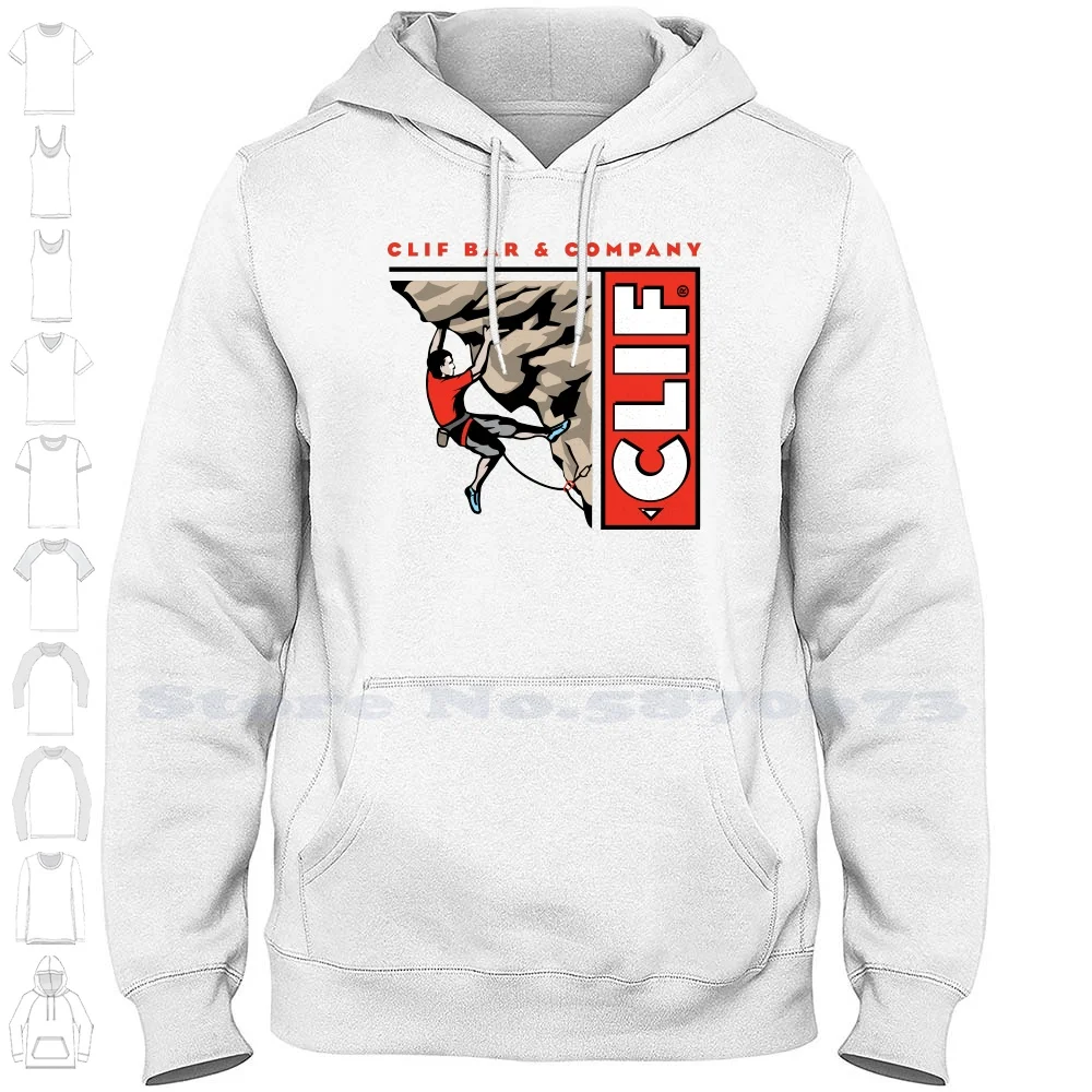 Clif Bar Logo Casual Clothing Sweatshirt 100% Cotton Graphic Hoodie