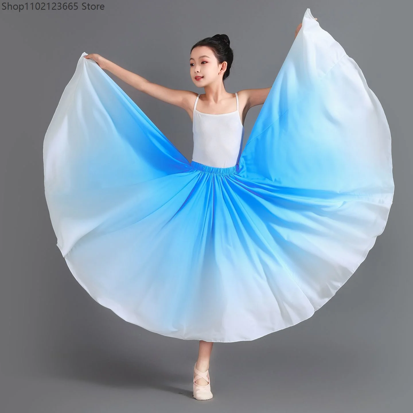 

New Enfant Dance Skirts Chica Flamenco Opening Dance720 Performer Gradient Stage Performance Classical Dance Practicing Skirt