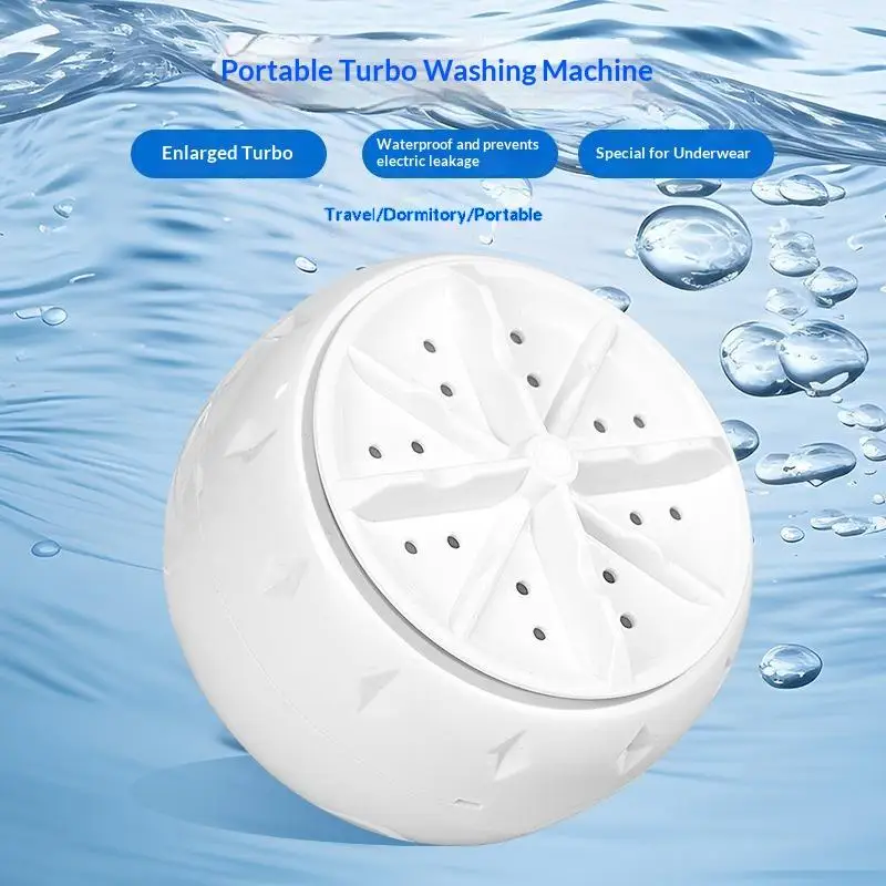 Fruit Vegetable Washing Machine Auto Shut Off Portable Produce Cleaner Home Kitchen Safe Operation Turbo Mini portable travel