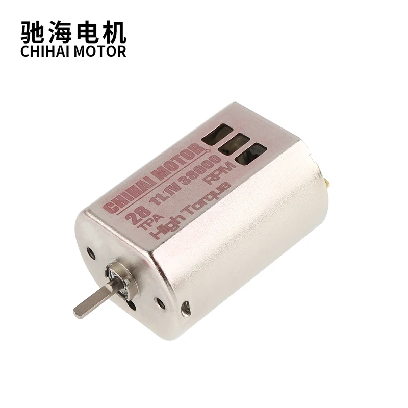 Motor de Escobillas 28TPA de Alto Torque 280 TEC9 FDC 11.1V 38000RPM de Gran Potencia para Juguetes Eléctricos y Proyectos DIY