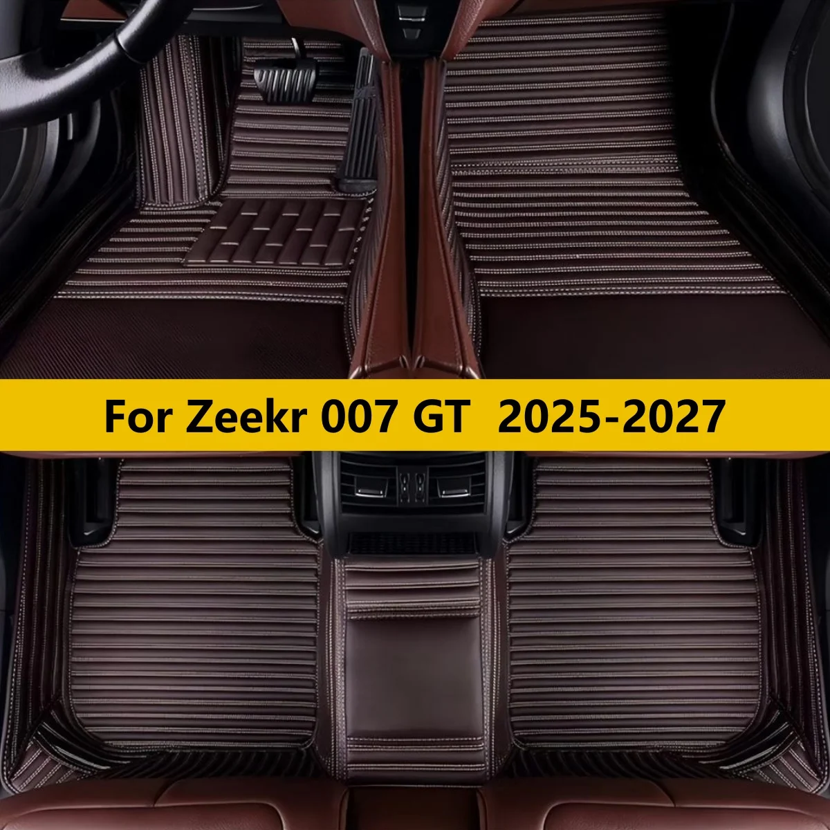 

Custom Car Floor Mats For Zeekr 007 GT 2025 2026 2027 Car Foot Matts Rugs Vehicle Front Rear Row Full Set Carpet Pads
