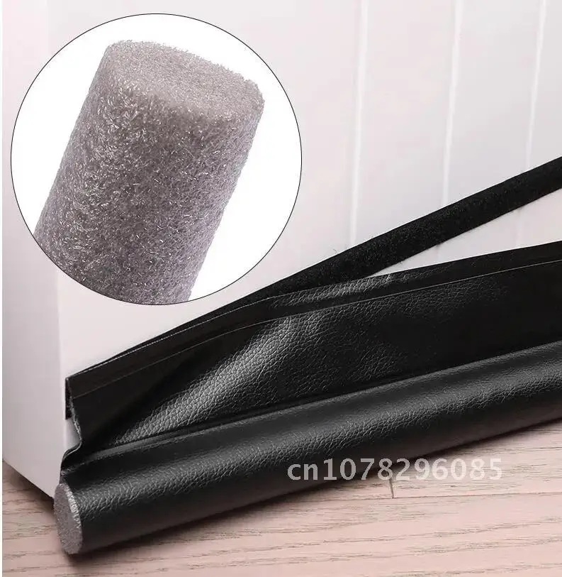 

Self Adhesive Door Bottom Foam Cotton Sealing Strip Weathering Under Door Draft Stopper Sound Insulation Sliding Seal Strip