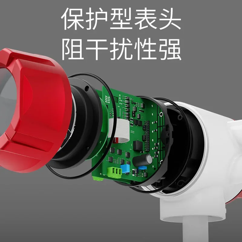 Flowmeter elektromagnetik untuk air limbah sungai, flowmeter cairan limbah, flowmeter air digital terintegrasi untuk pipa