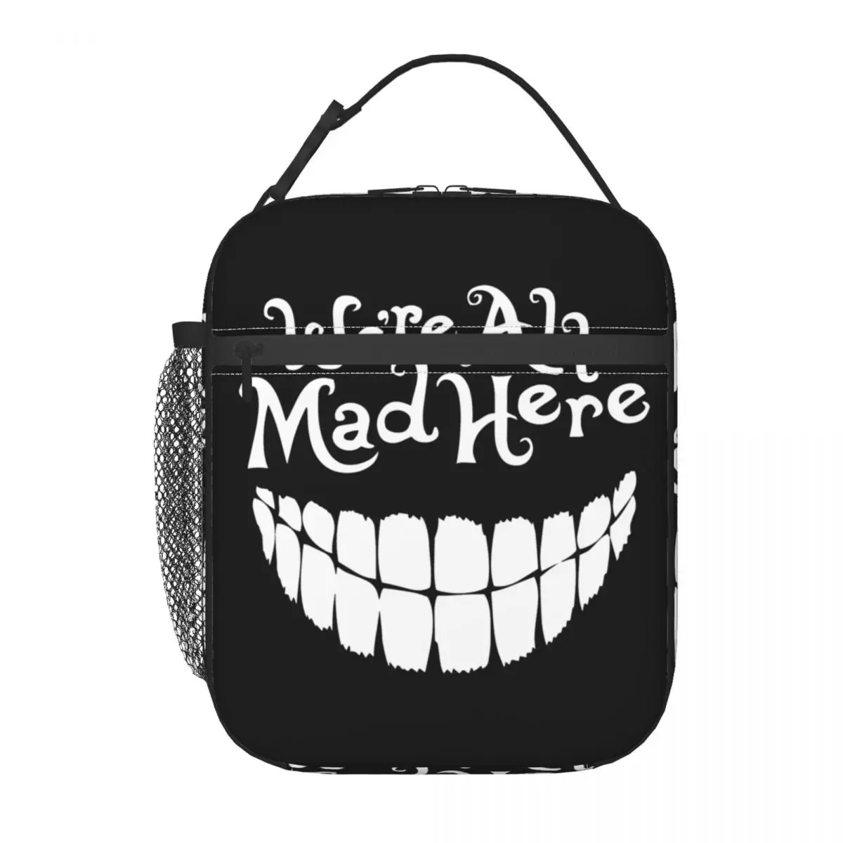 

Индивидуальные термосумки для обедов с изображением аниме-кошек Чеширских котов для кемпинга и путешествий, многоразовые термоконтейнеры для бенто-боксов для женщин