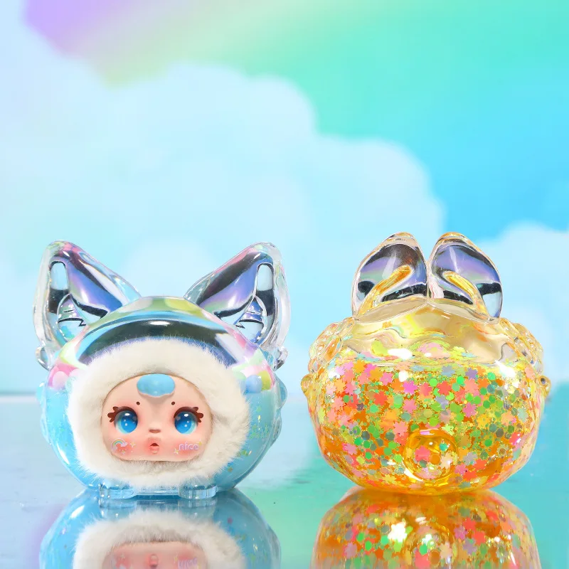 Candy Paradise Blind Box Funkelnde Farblaser Niedlicher Plüsch Desktop Schlafzimmer Ornament Harz Handwerk