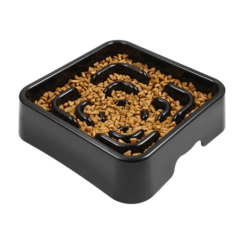 Anti Gulping Dog Food Bowl Dog Puzzle Feeder Bowls Food Grade Non-Slip Dishwasher Safe Maze Dog Dishes For Fast Eaters Puppy