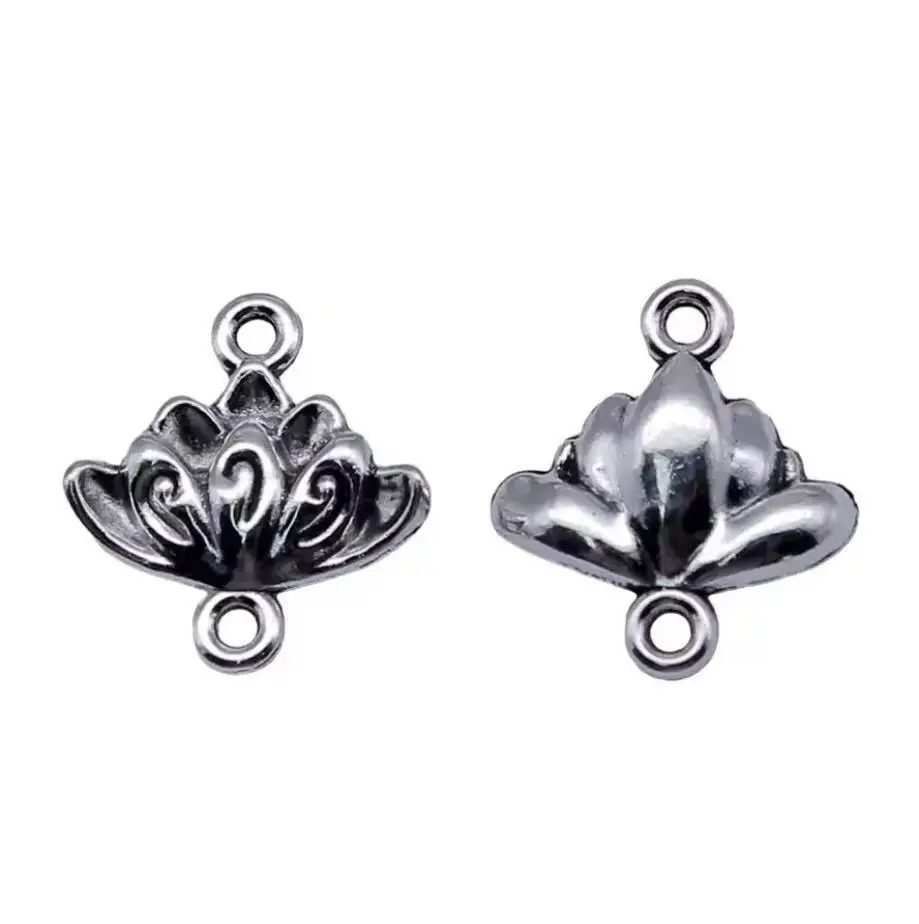 

20pcs 16*15mm Alloy metal lovely butterfly flower connector for DIY findings handmade HWL2552