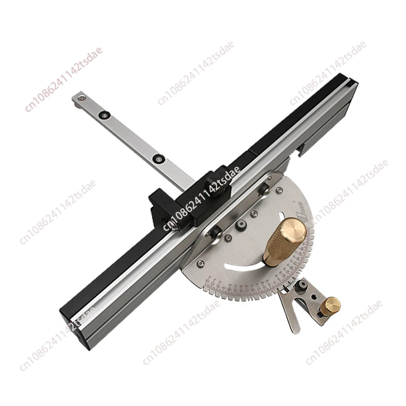 

WNew Miter Gauge Fence With Track Stop Table Saw Router Woodworking Bench Tools Diy For Cutting Carpentry Squares Hand Tools
