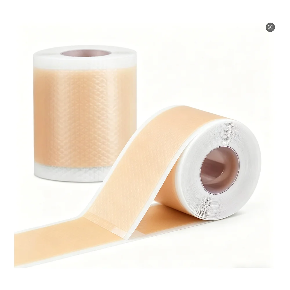 Non-Slip Silicone Wig Adhesive Tape Breathable Lace Wig Grids Knots Healer Hair Tape for Secure And Comfortable Fit