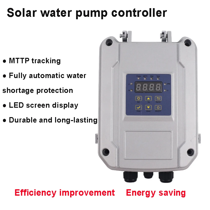 Controlador de Bomba de Água Solar Regulador de Bomba de Piscina Bomba Submersível Bomba de Poço Profundo Controlador Mppt dc 24v 48v 72v 96v 110v
