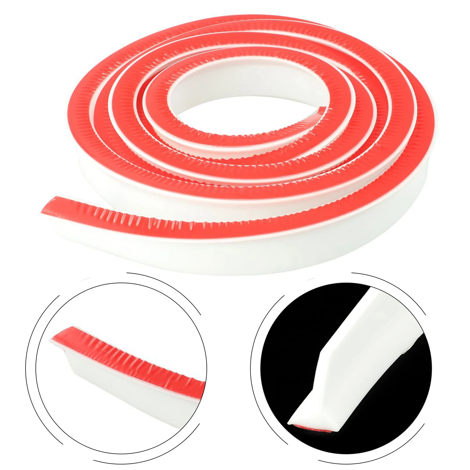 100/150/200cm/250/300cm Rubber Silicone Shower Barrier Water Stopper Waterproof Strip For Bathrooms Kitchens Curbless Showers