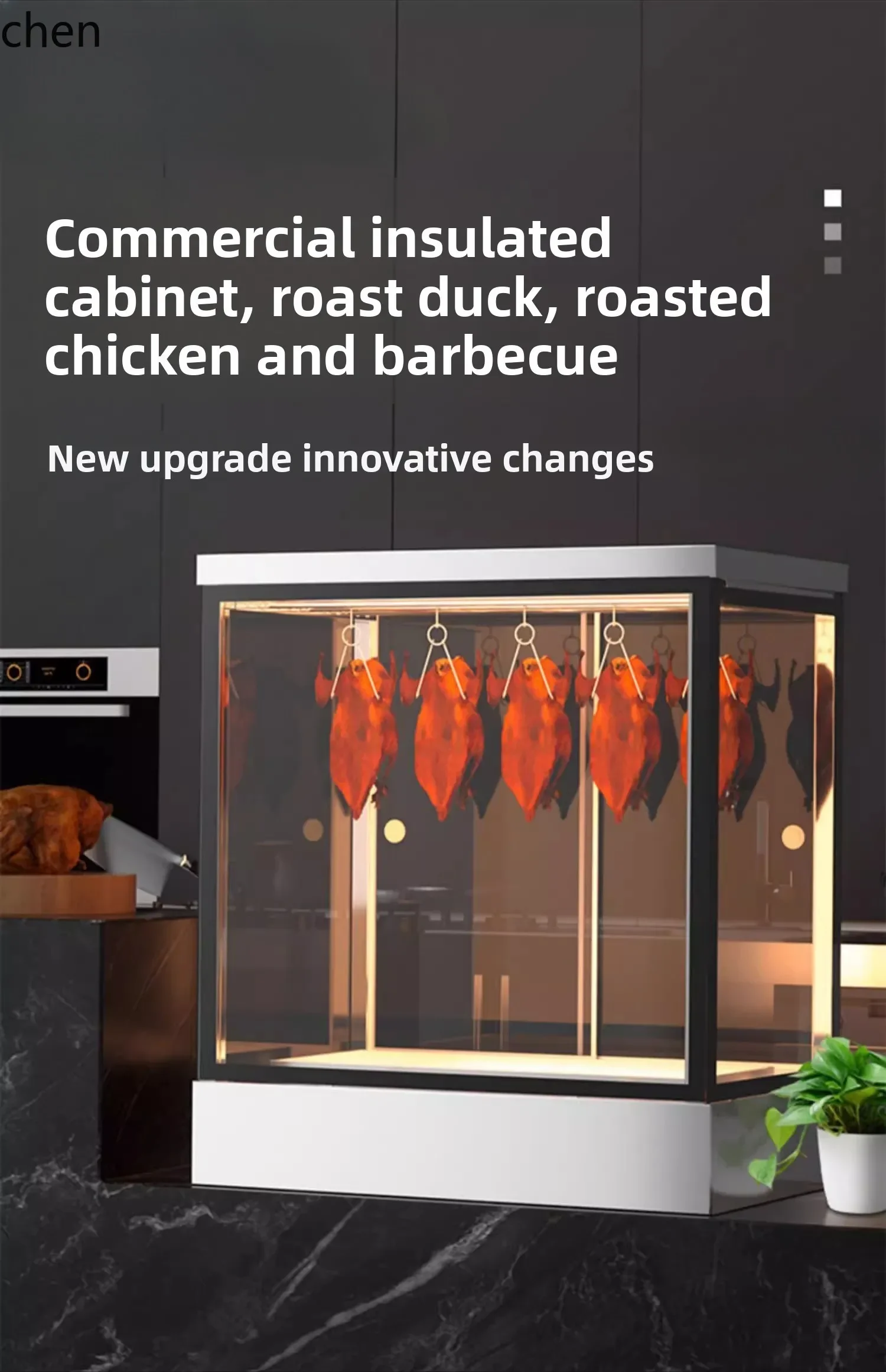 roasted wax insulation cabinet constant temperature heating desktop crispy pork belly insulation display cabinet commercial