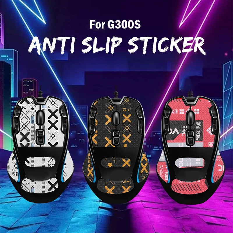 Anti-slip Mouse Grip Tape Skate For  G300S Gaming Mouse Suck Sweat Sticker For Computer E-Sports Gamer