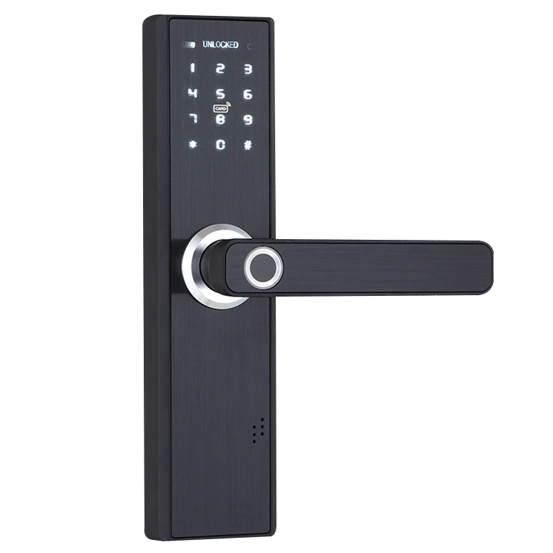 Lanbon smart home latest Fingerprint smart door lock comply with Smart life&TUYA APP