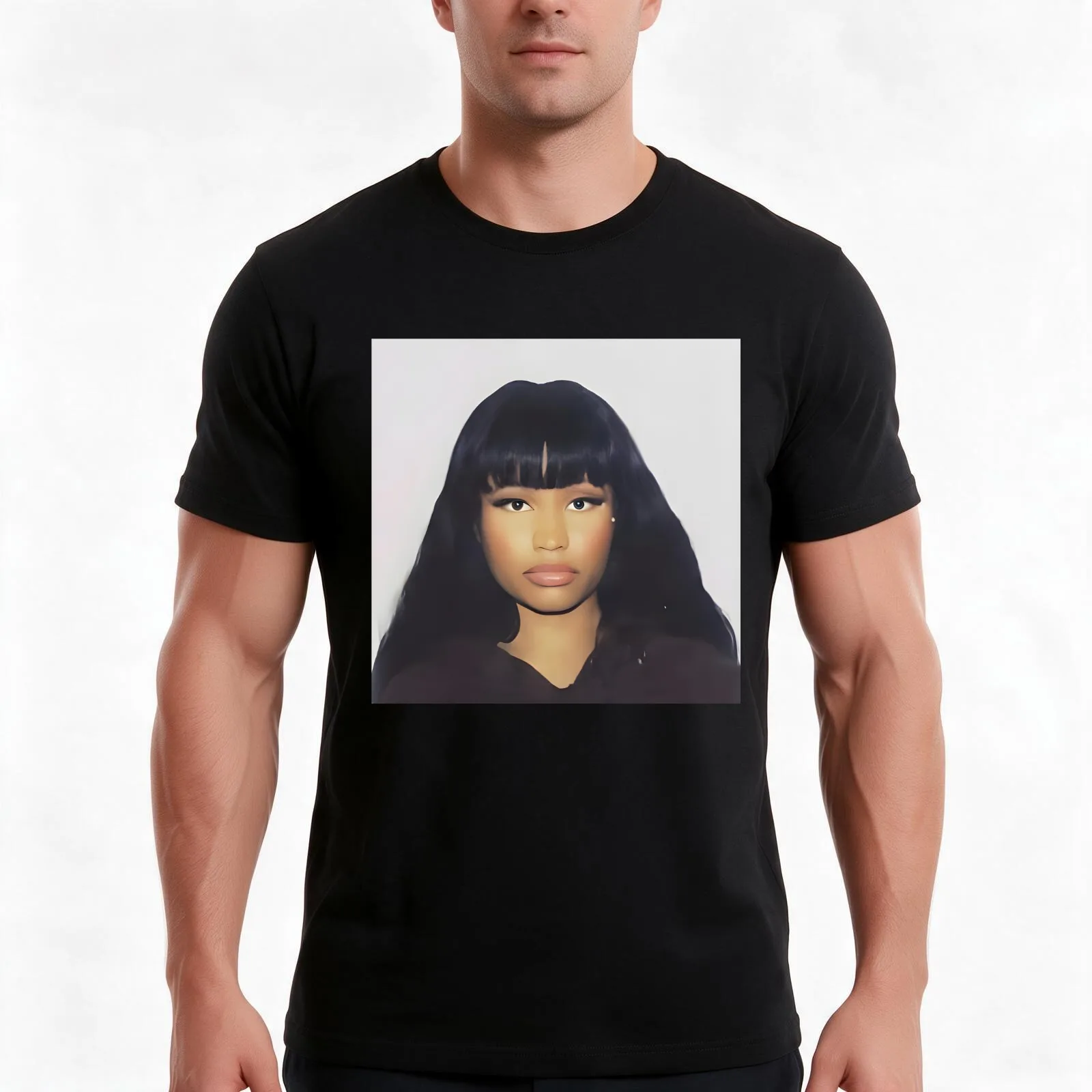 Nicki Minaj Graphics T-Shirt Summer Casual Cotton Tee Oversized Streetwear Tops Vintage Graphic Print Loose Fit Short Sleeve