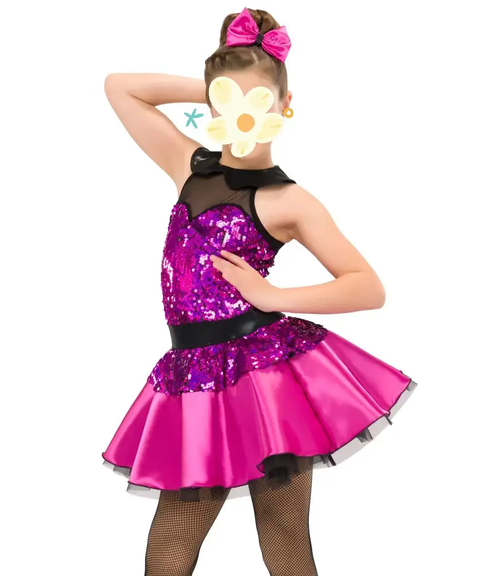 New dance costume professional jazz dance dress performance dress Lodysuit Latin dress