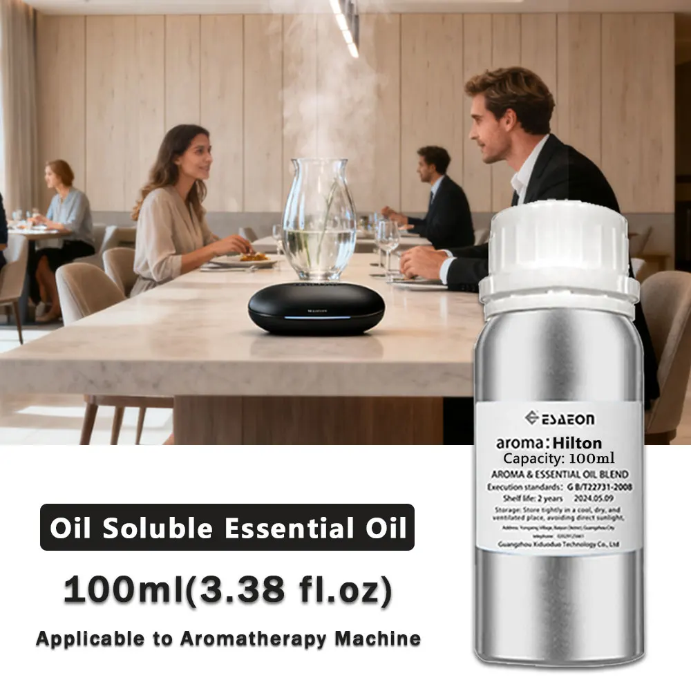 ESAEON 100ml (3.38 fl.oz) Hilton Miss Coco Essential Oils, For Reed Diffuser & Fireless Aromatherapy & Waterless Aroma Diffusers