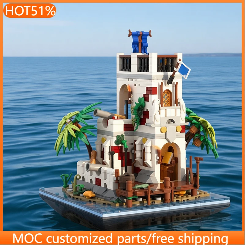 978 PCS Customize Outpost MOC Customize Modular Building Block Model Educational Popular Kids Simple DIY Boys Toy Birthday Gift