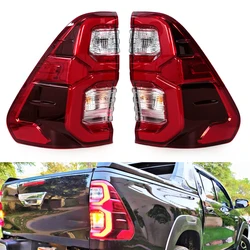 For Toyota Hilux Revo Rocco SR5 Pickup 2020 2021 2022 Car LED Tail Lamp Rear Tail Light Brake Lamp   815600K430 815500K430