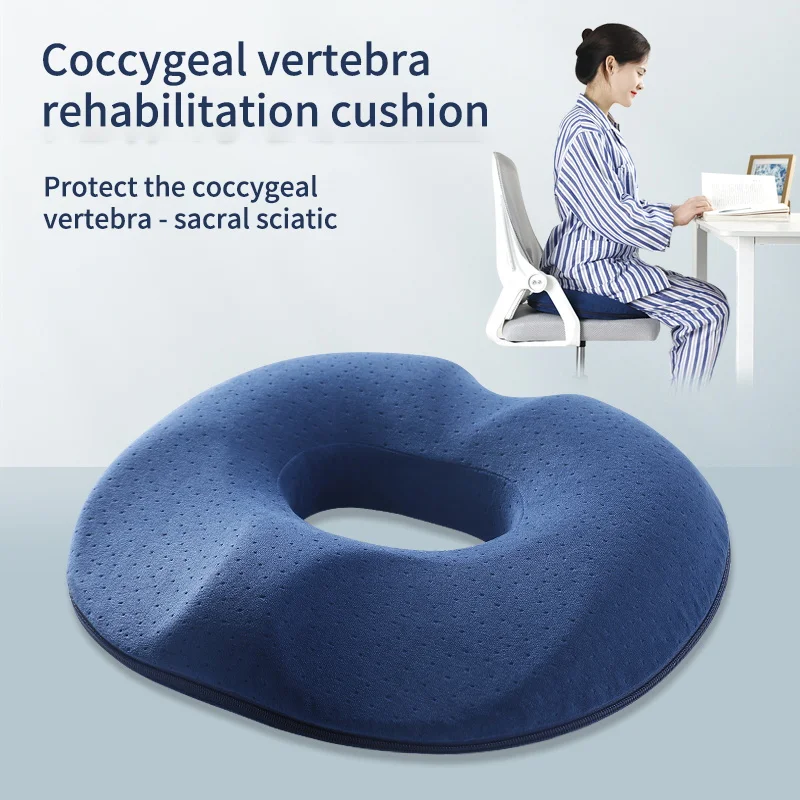 1PCS Donut Pillow Hemorrhoid Seat Cushion Tailbone Coccyx Orthopedic Medical Seat Prostate Chair for Memory Foam Chair Cushion