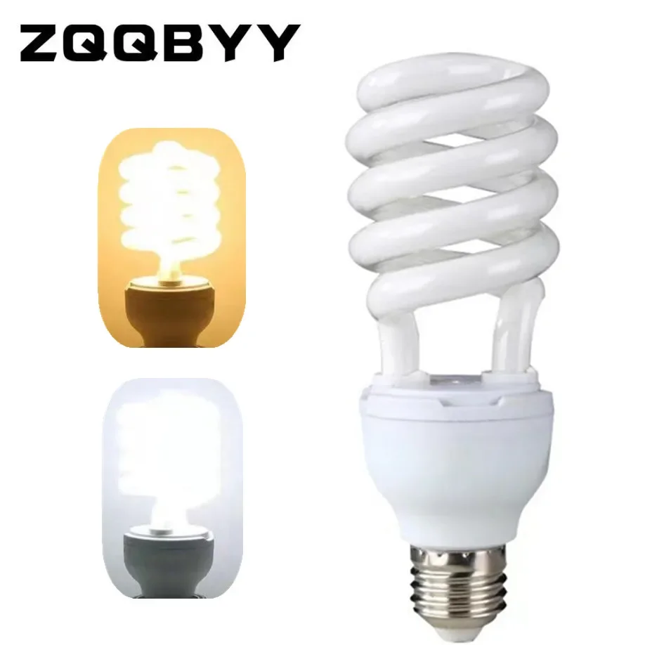 Super Spiral Light Bulb Energy-saving Lamps Tubes E27 5-65W Retro Decor Lamps Bright Bulbs AC220V LED Lamp Home Decoration