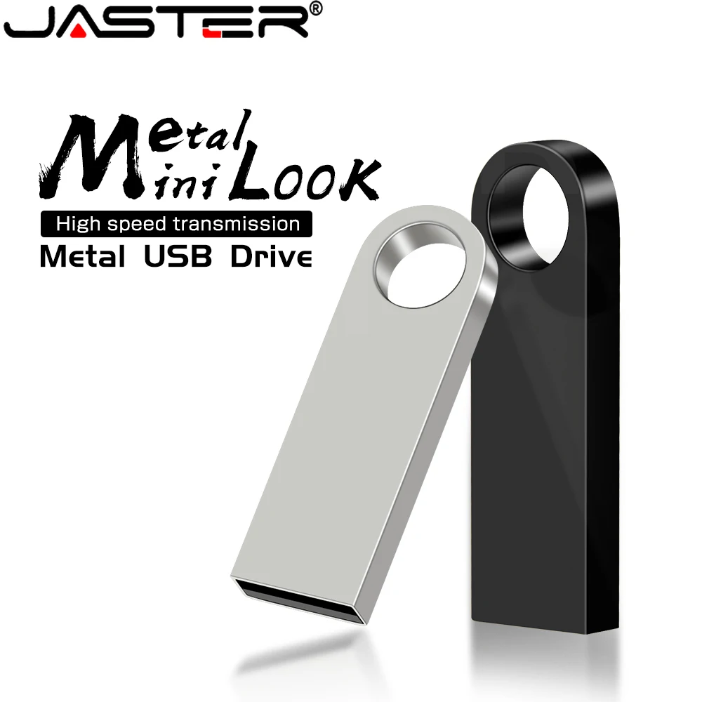 

Mini Metal USB 2.0 Flash Drives 64GB 32GB 16GB High Speed Pen Drive 8GB 4GB Free Key Chain Memory Stick Creative Gift U Disk