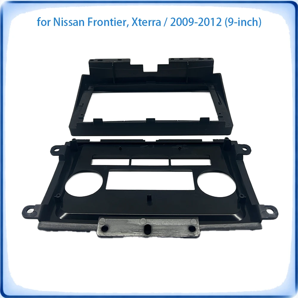Car Radio Fascia Frame For Nissan Frontier & Xterra 2009-2012 9 inch Wiring Harness Power Cable Car Accessories Plug & Play