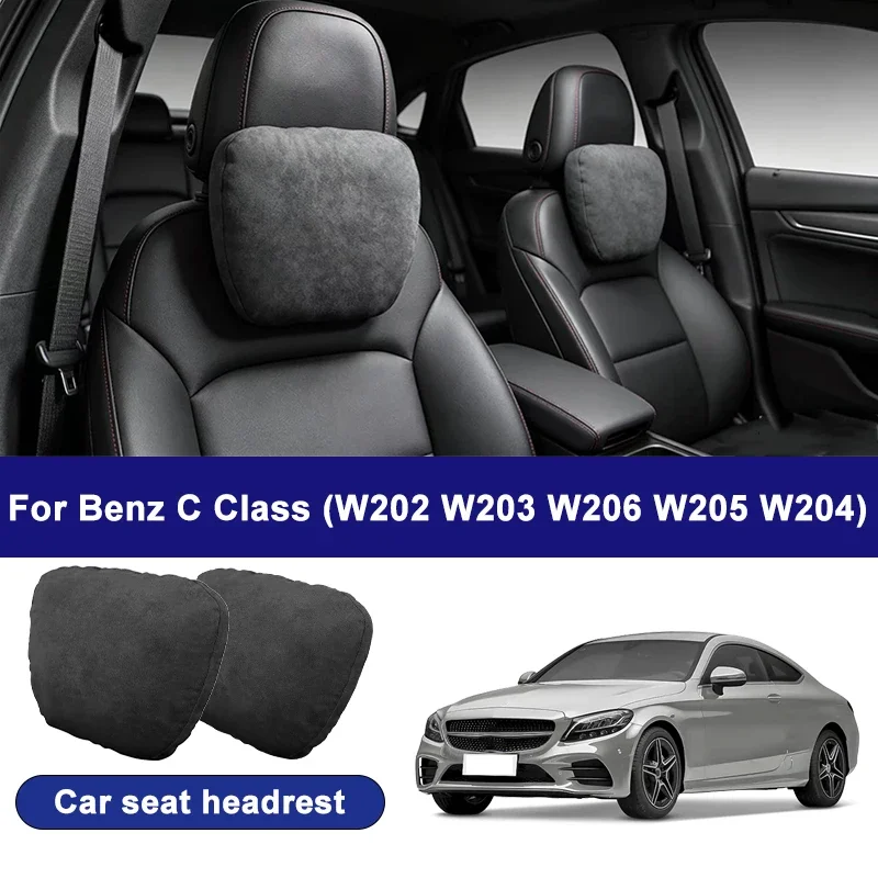 

For Benz C Class W202 W203 W206 W205 W204 car headrests,soft universal adjustable car seat pillows,car neck pillow cushions