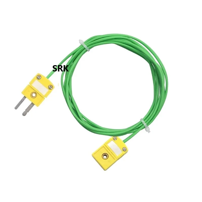 K-Type Thermocouple Extension Cable Wire with Miniature Mini Type K Thermocouple Connectors