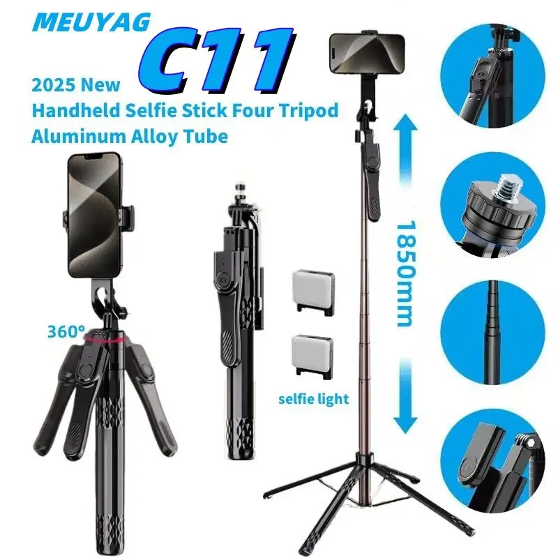 

Беспроводной штатив для селфи-палки с пультом дистанционного управления Bluetooth, портативная складная подставка для записи видеоблогов для iPhone-смартфона