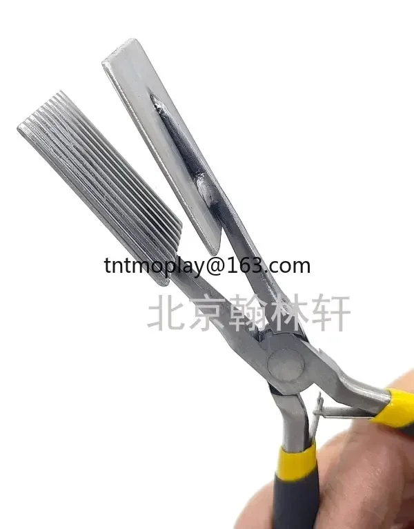 NEW  Lamp glass straight line, line, stripe, iris flower line pattern pliers burned glass DIY manual pliers