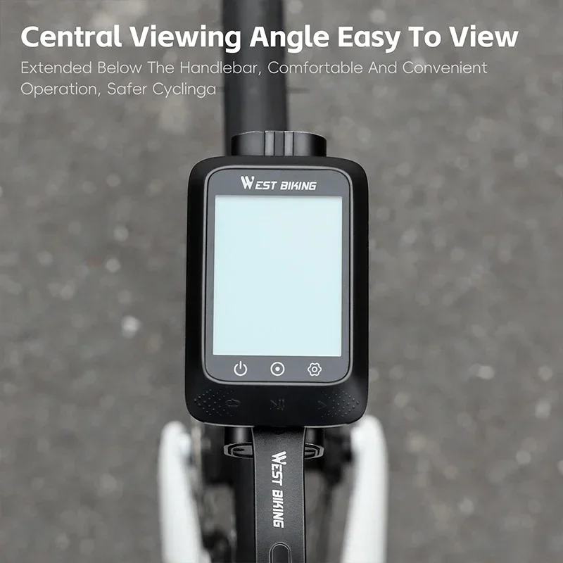 WEST BIKING Bicycle Computer Mount Integrated Handlebar Extend /Stem Adjustable Bracket For Wahoo/Bryton/XOSS/Garmin Speedometer