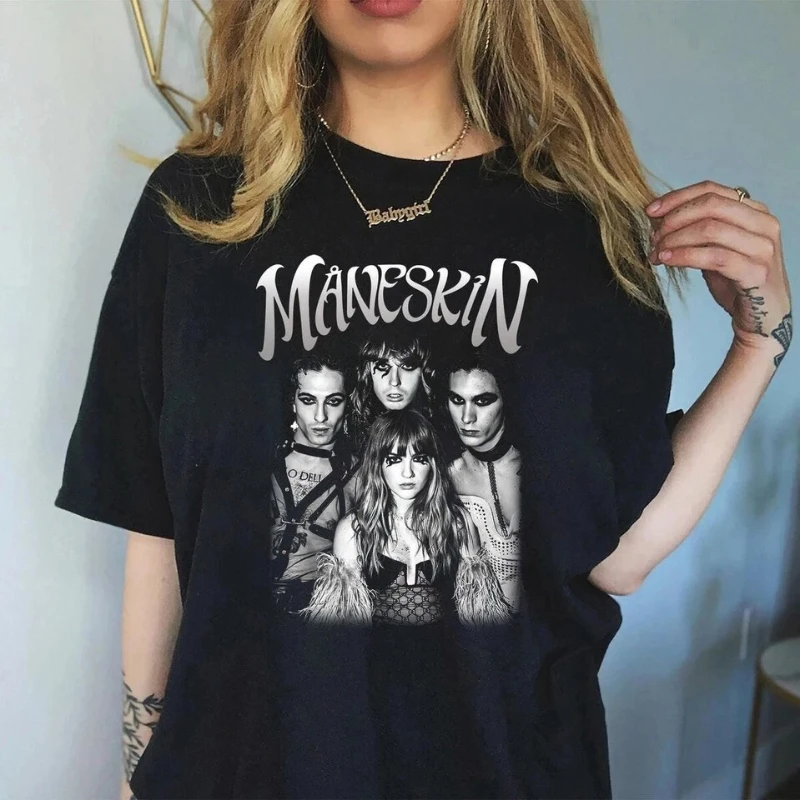 Human Skin Shirt Concert Tour Merchandise Graphic Design Unisex T-shirt Pure Cotton Couple Streetwear Pure Cotton Shirt