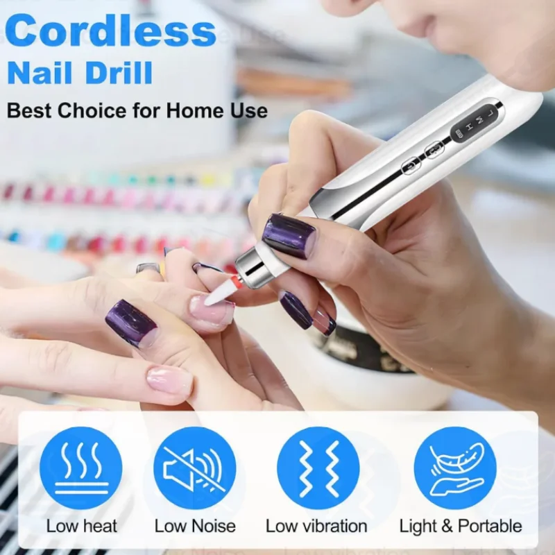 電動マニキュアマニキュアリムーバー角質リムーバー3スピード双方向調整家庭用マニキュア