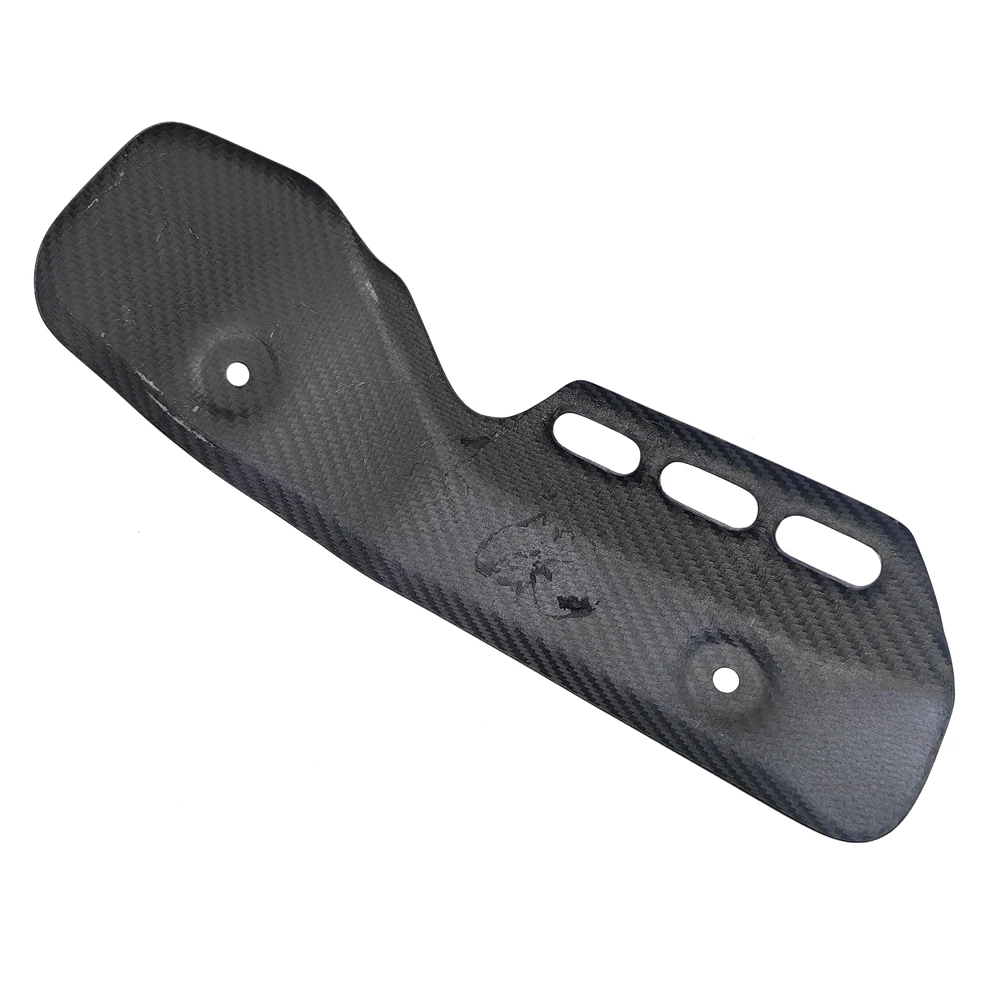 Carbon Fiber Motorcycle Exhausts Pipes Protection Cover for YAMAHA MT-07 MT07 2025-2026 view 6
