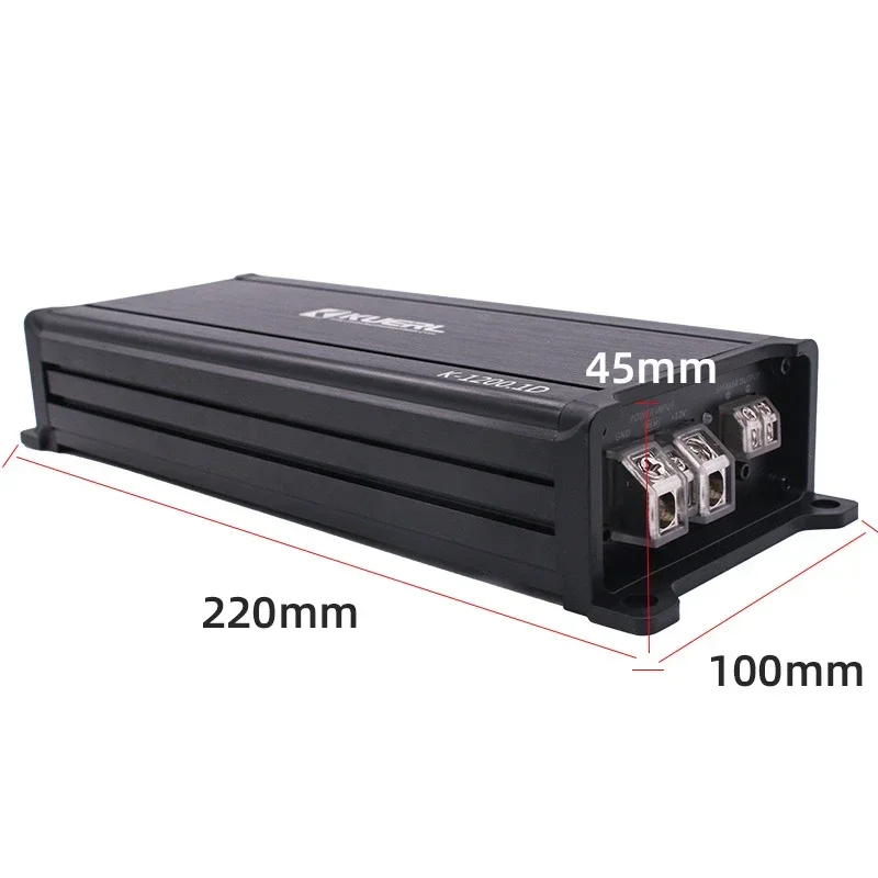 Car Audio Modification 1200W Single Channel Digital D-Class High-Power Car Power Amplifier